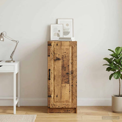 vidaXL Sideboard Old Wood 33 x 34.5 x 87 cm Engineered Wood