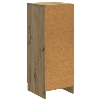 vidaXL Sideboard Artisan Oak 33 x 34.5 x 87 cm Engineered Wood