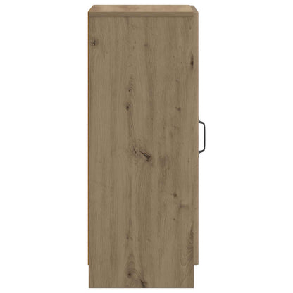vidaXL Sideboard Artisan Oak 33 x 34.5 x 87 cm Engineered Wood