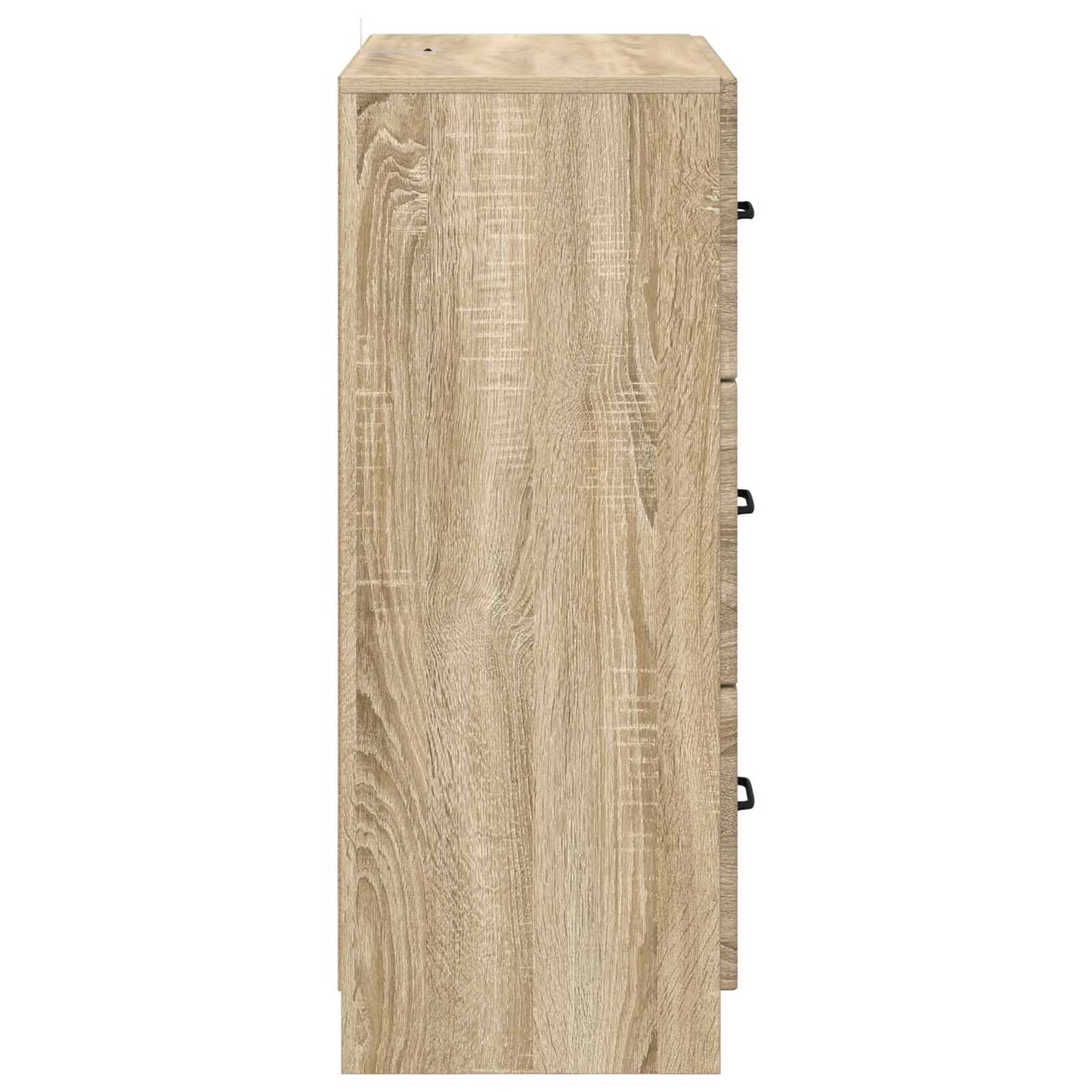 vidaXL Drawer Cabinet Sonoma Oak 66 x 34.5 x 87 cm Engineered Wood