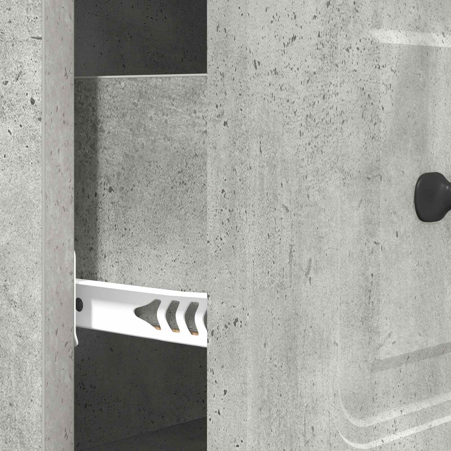 vidaXL Drawer Cabinet Concrete Grey 66 x 34.5 x 87 cm Engineered Wood