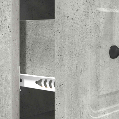 vidaXL Drawer Cabinet Concrete Grey 66 x 34.5 x 87 cm Engineered Wood