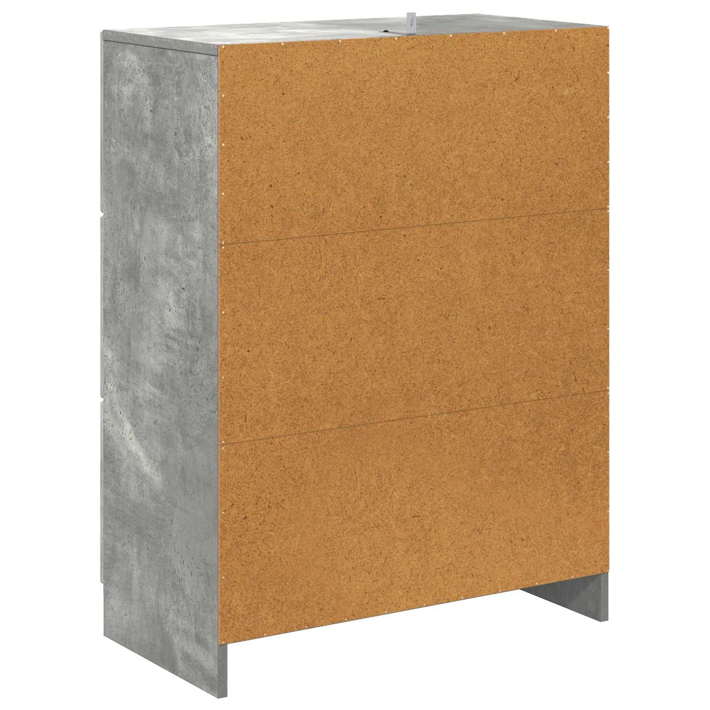 vidaXL Drawer Cabinet Concrete Grey 66 x 34.5 x 87 cm Engineered Wood