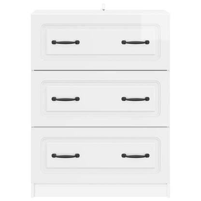 vidaXL Drawer Cabinet 66 x 34.5 x 87 cm Engineered Wood