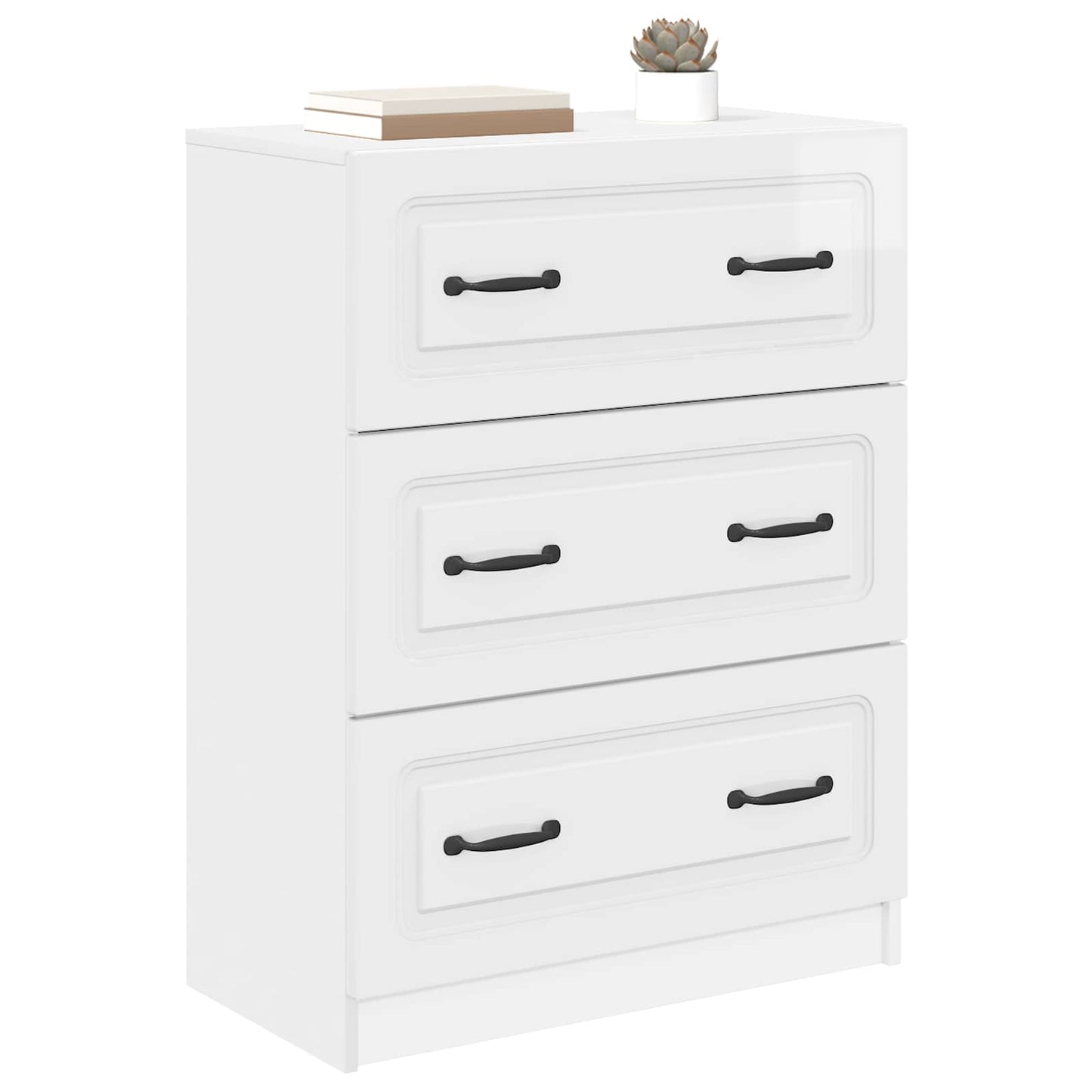 vidaXL Drawer Cabinet 66 x 34.5 x 87 cm Engineered Wood