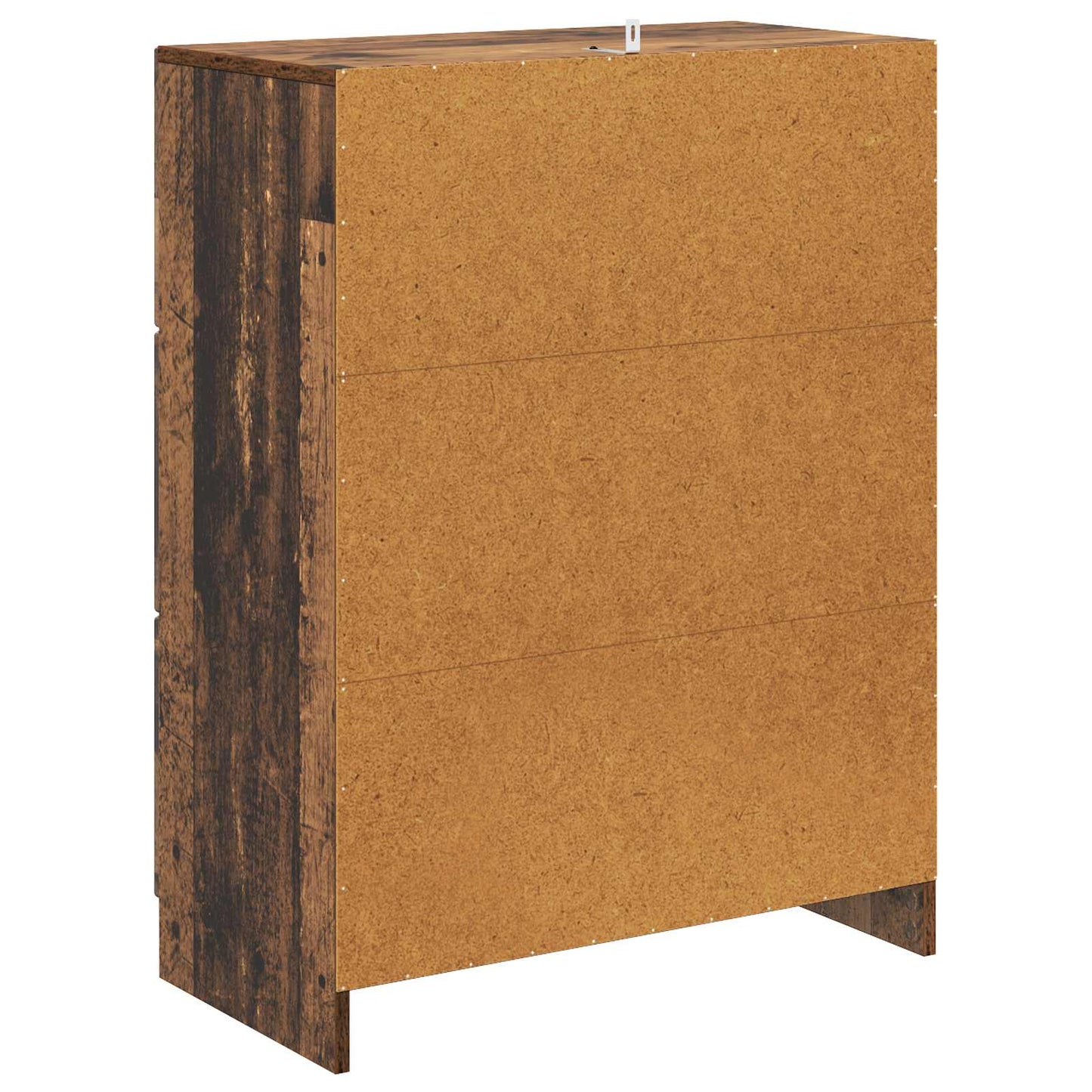 vidaXL Drawer Cabinet Old Wood 66 x 34.5 x 87 cm Engineered Wood