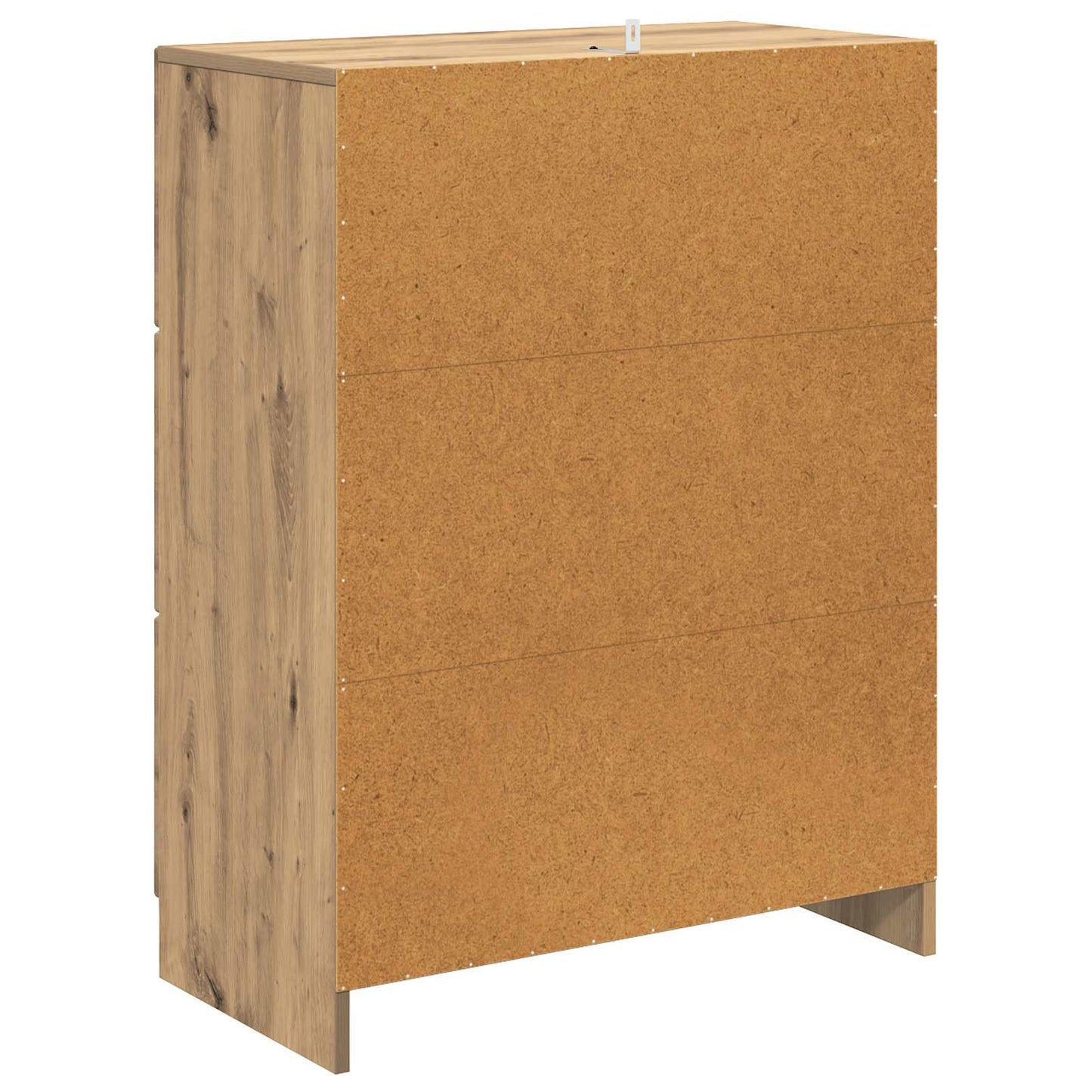 vidaXL Drawer Cabinet Artisan Oak 66 x 34.5 x 87 cm Engineered Wood