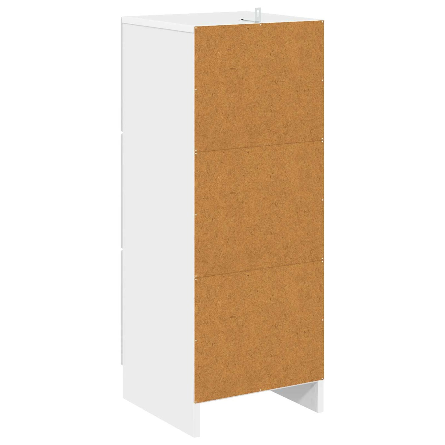 vidaXL Drawer Cabinet White 33 x 34.5 x 87 cm Engineered Wood