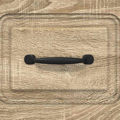 vidaXL Drawer Cabinet Sonoma Oak 33 x 34.5 x 87 cm Engineered Wood
