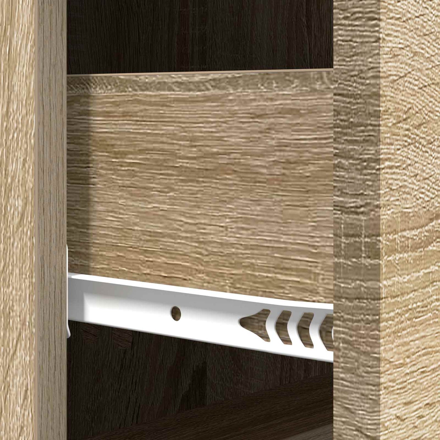 vidaXL Drawer Cabinet Sonoma Oak 33 x 34.5 x 87 cm Engineered Wood