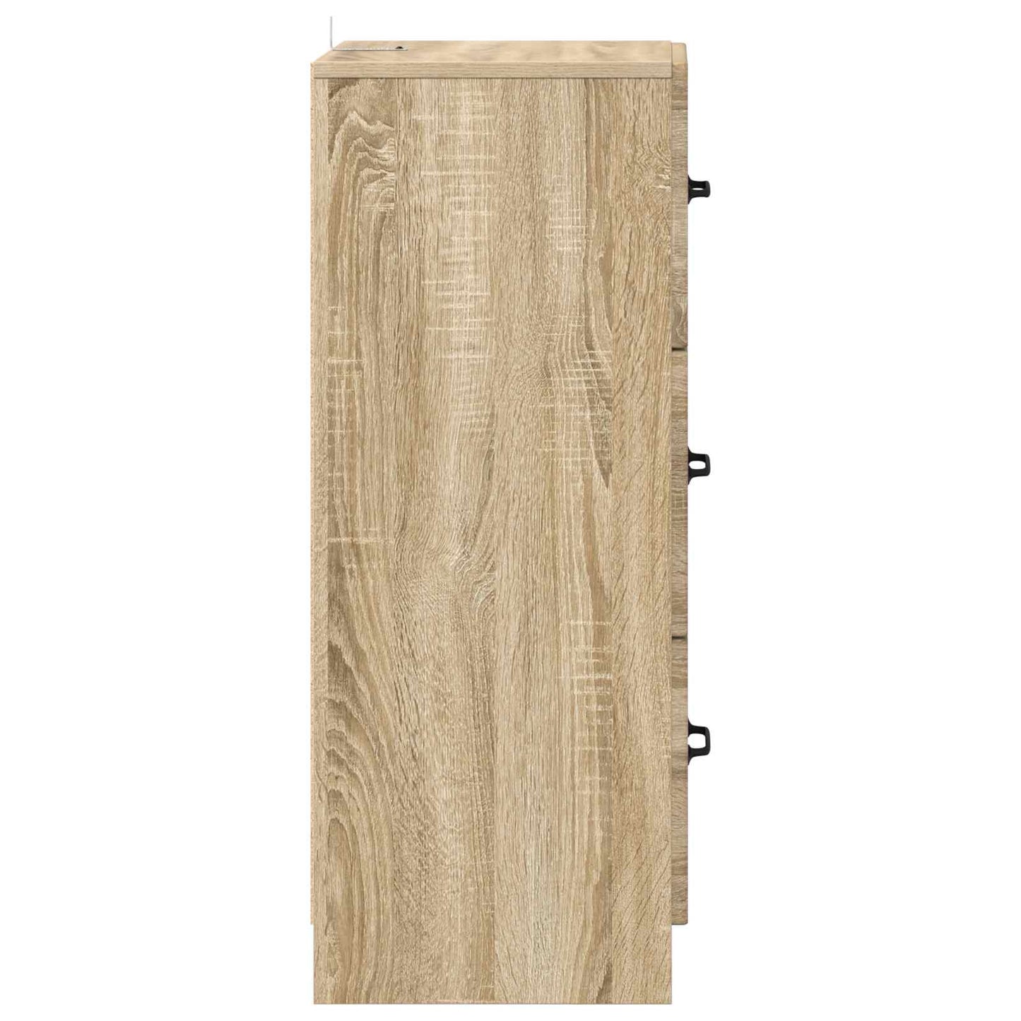 vidaXL Drawer Cabinet Sonoma Oak 33 x 34.5 x 87 cm Engineered Wood