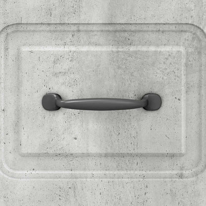 vidaXL Drawer Cabinet Concrete Grey 33 x 34.5 x 87 cm Engineered Wood