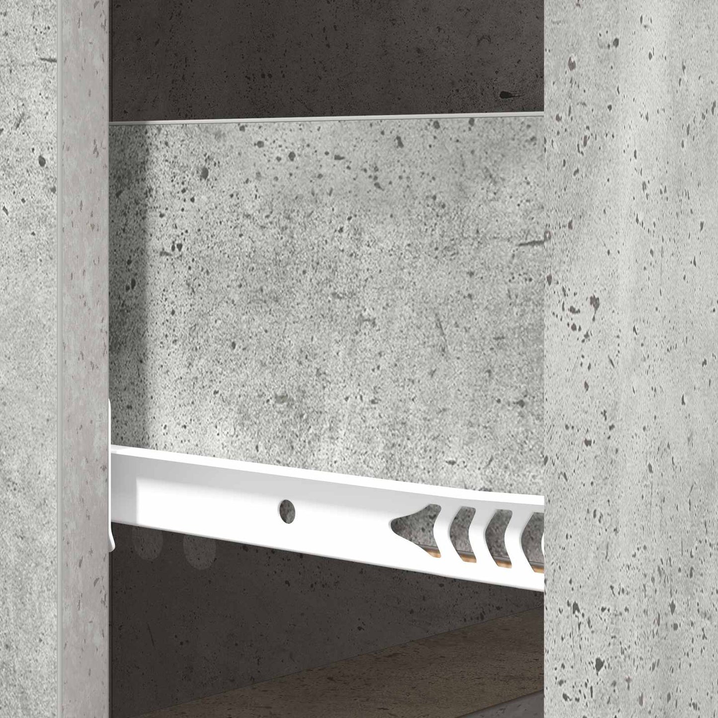 vidaXL Drawer Cabinet Concrete Grey 33 x 34.5 x 87 cm Engineered Wood