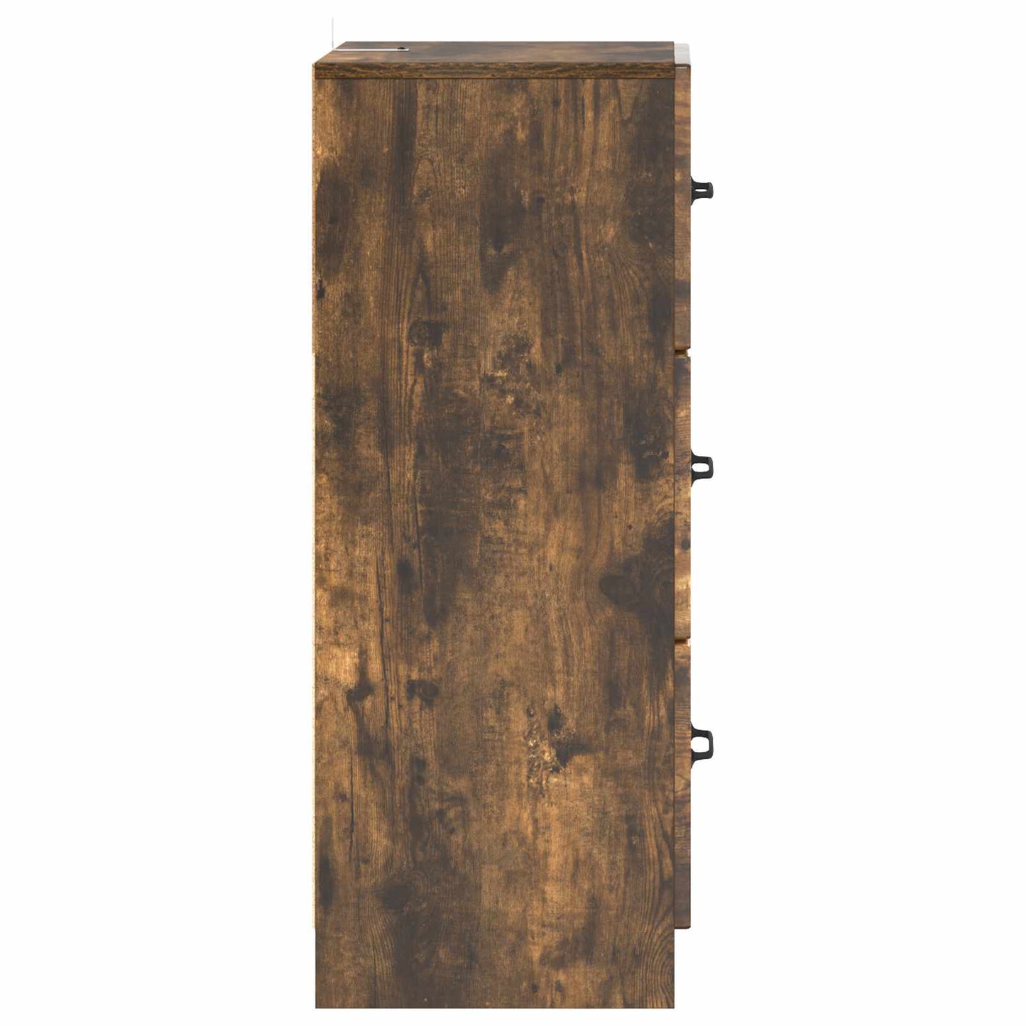 vidaXL Drawer Cabinet Smoked Oak 33 x 34.5 x 87 cm Engineered Wood