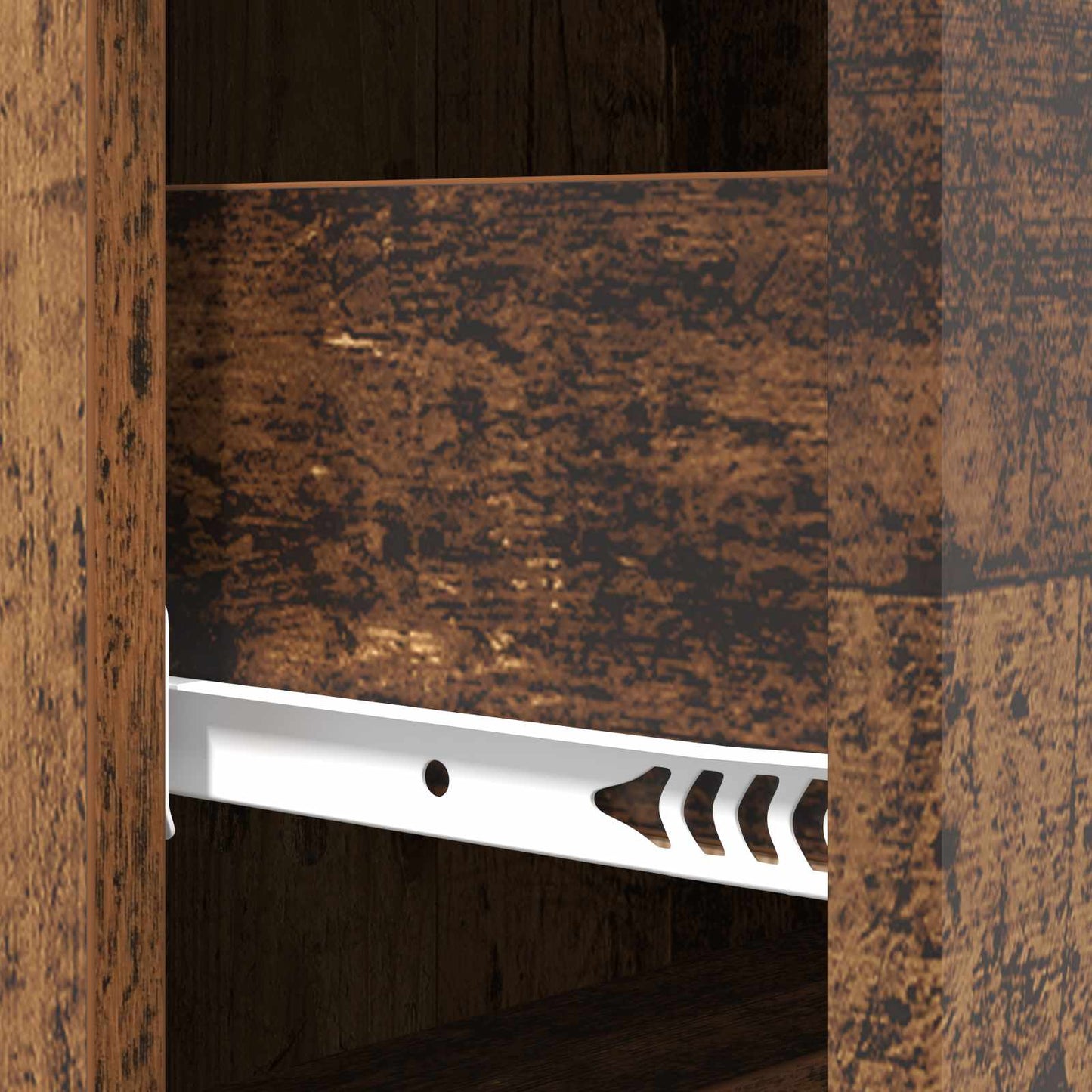vidaXL Drawer Cabinet Old Wood 33 x 34.5 x 87 cm Engineered Wood