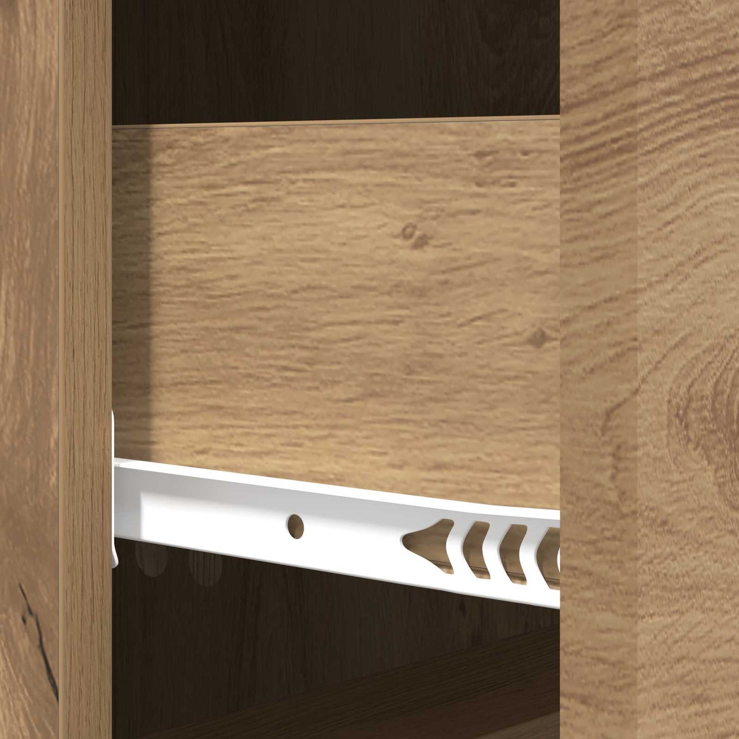 vidaXL Drawer Cabinet 33 x 34.5 x 87 cm Engineered Wood Artisan Oak