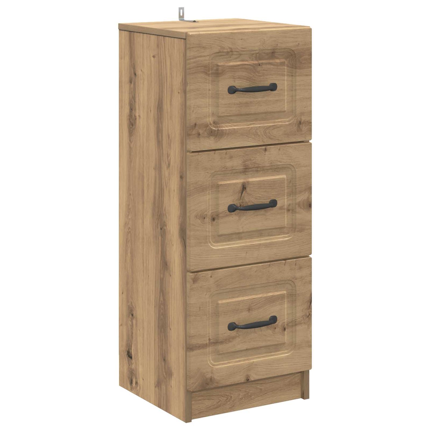 vidaXL Drawer Cabinet 33 x 34.5 x 87 cm Engineered Wood Artisan Oak