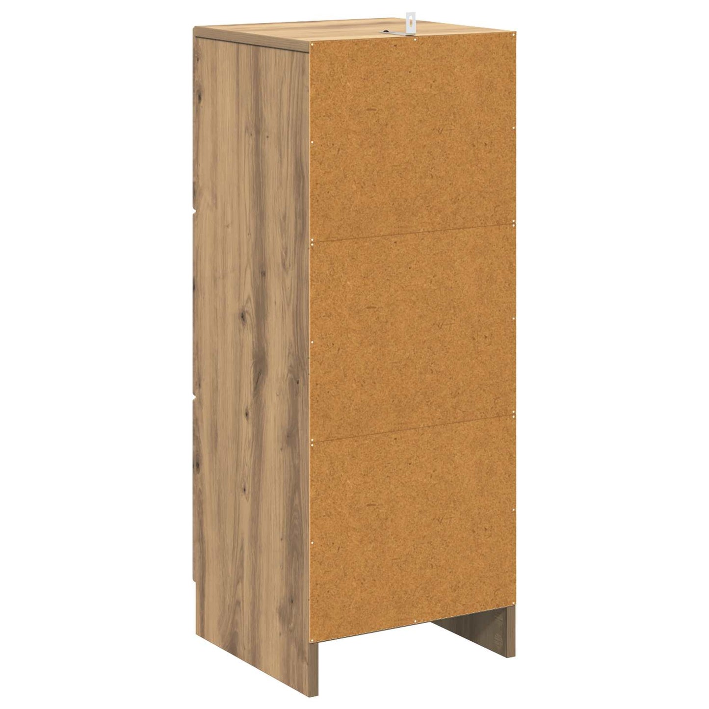 vidaXL Drawer Cabinet 33 x 34.5 x 87 cm Engineered Wood Artisan Oak
