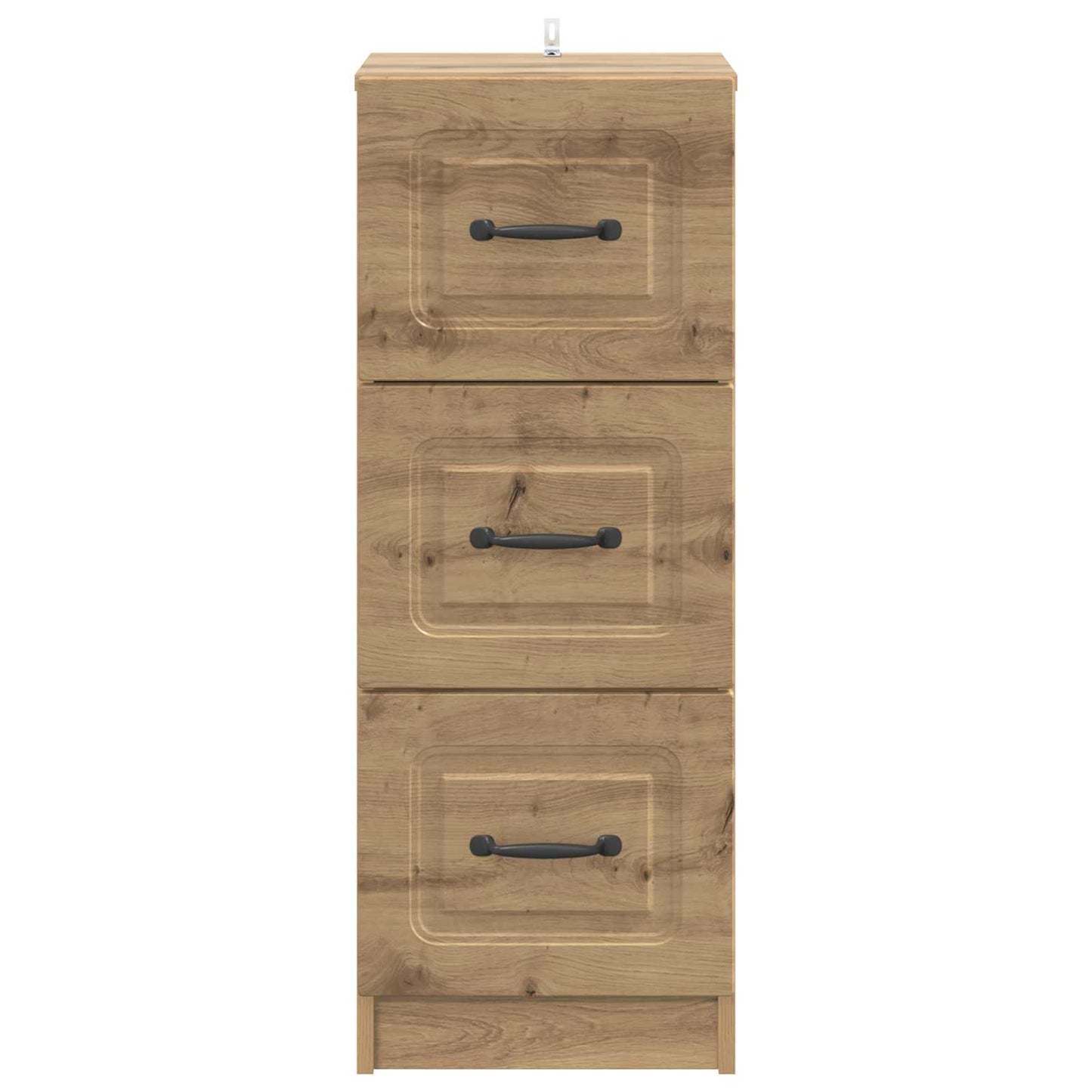 vidaXL Drawer Cabinet 33 x 34.5 x 87 cm Engineered Wood Artisan Oak