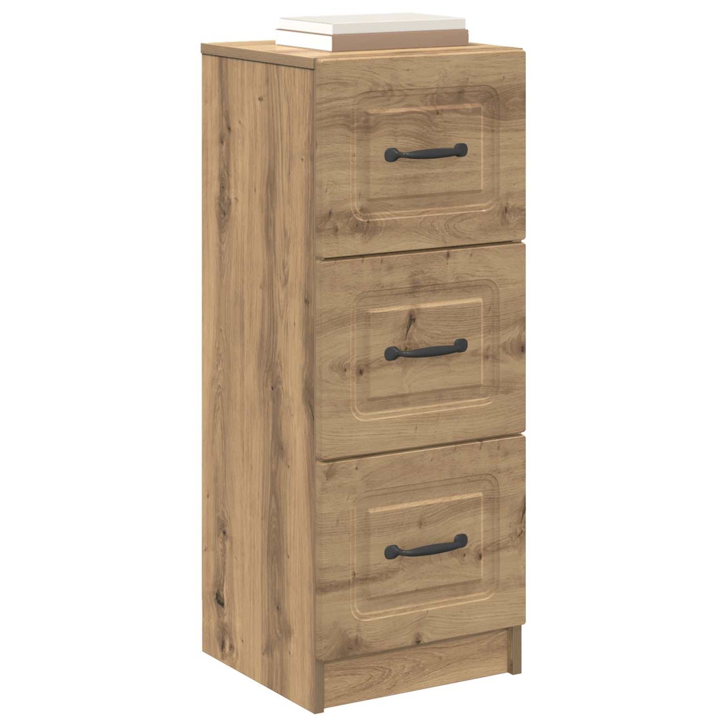 vidaXL Drawer Cabinet 33 x 34.5 x 87 cm Engineered Wood Artisan Oak
