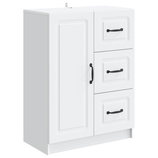 vidaXL Sideboard White 66 x 34.5 x 87 cm Engineered Wood