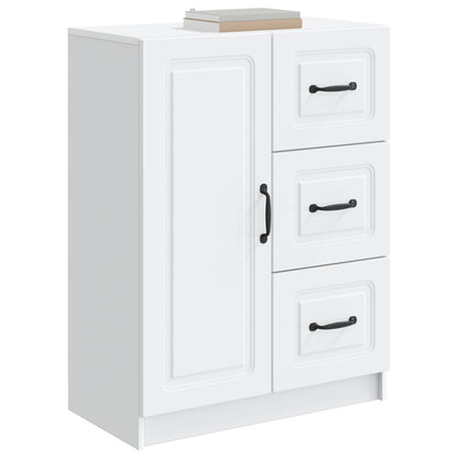 vidaXL Sideboard with Drawer White 66 x 34.5 x 87 cm Engineered Wood
