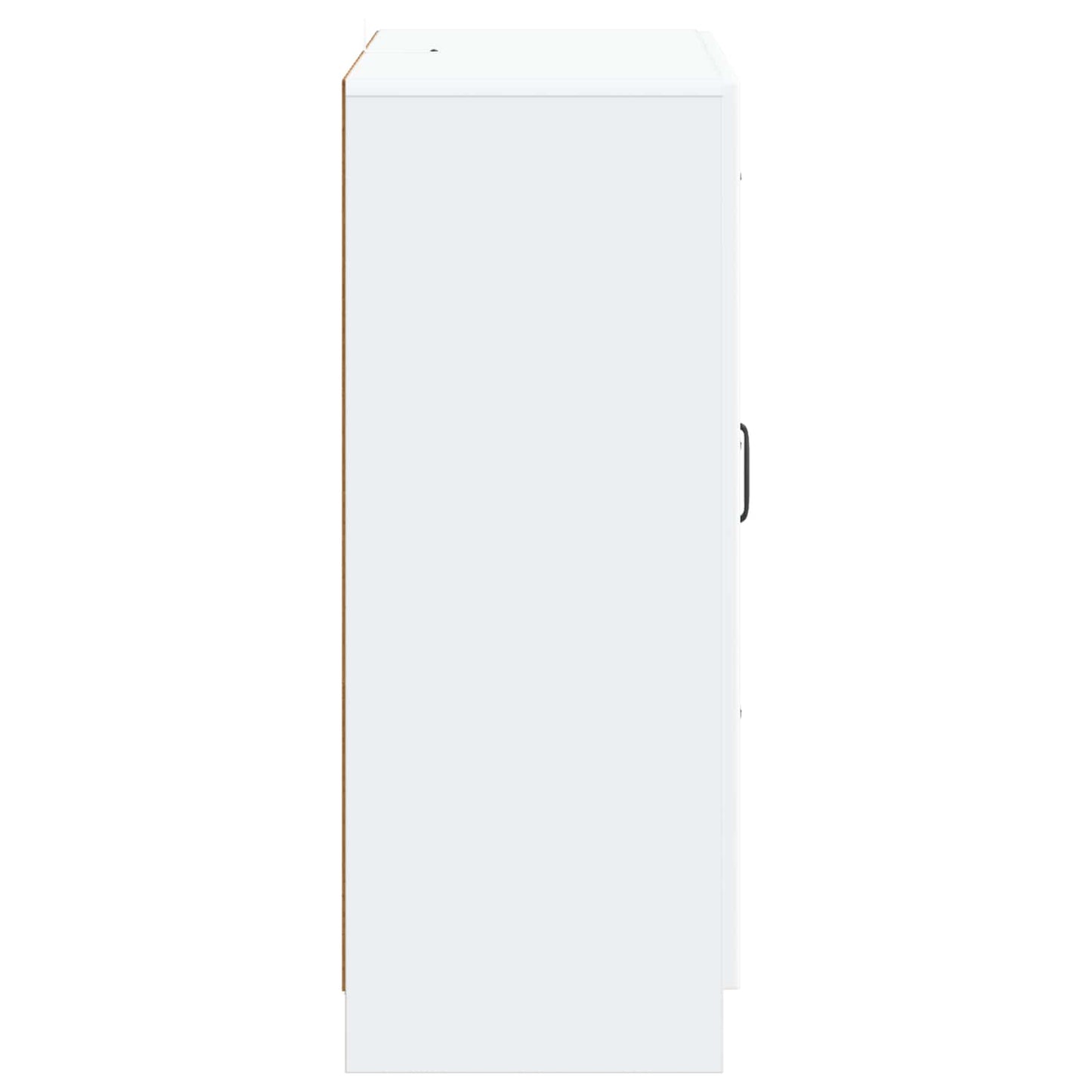 vidaXL Sideboard with Drawer White 66 x 34.5 x 87 cm Engineered Wood