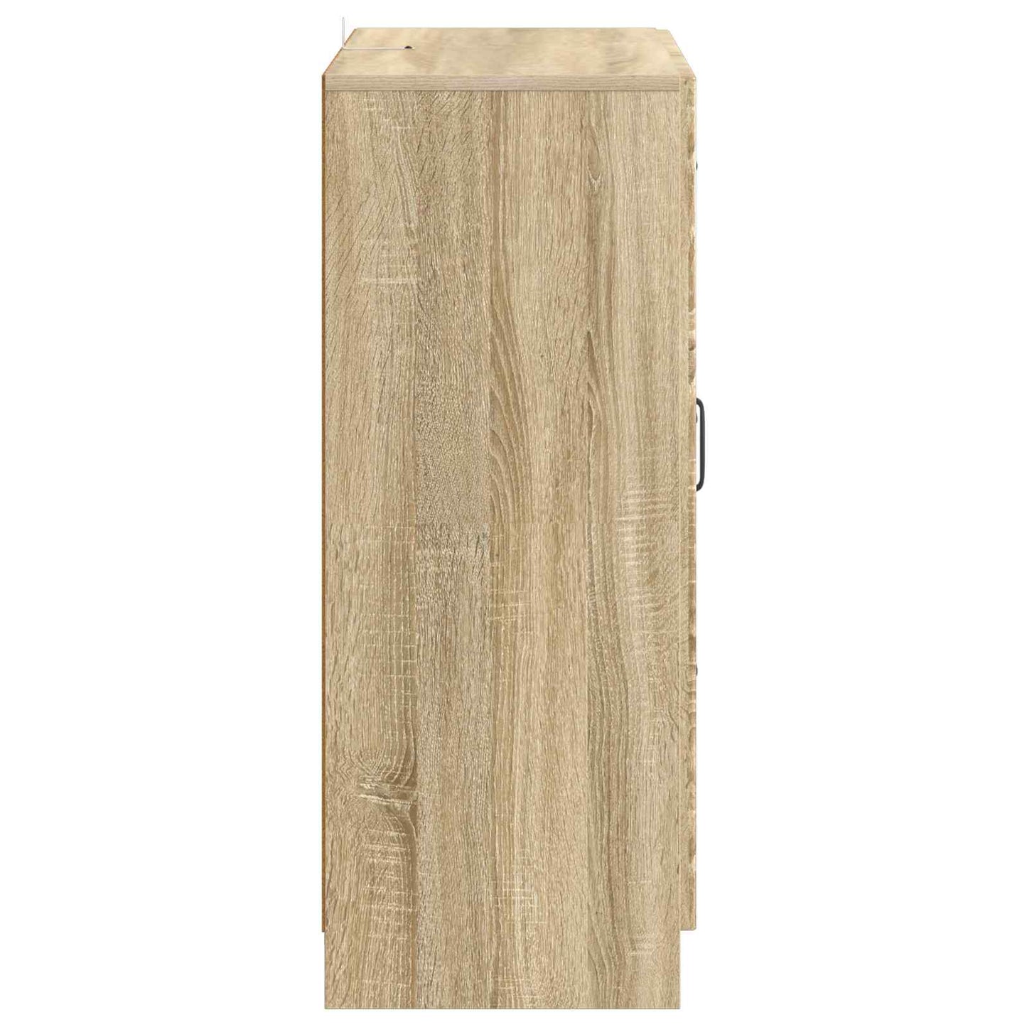 vidaXL Sideboard Sonoma Oak 66 x 34.5 x 87 cm Engineered Wood