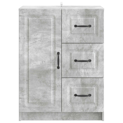 vidaXL Sideboard Concrete Grey 66 x 34.5 x 87 cm Engineered Wood