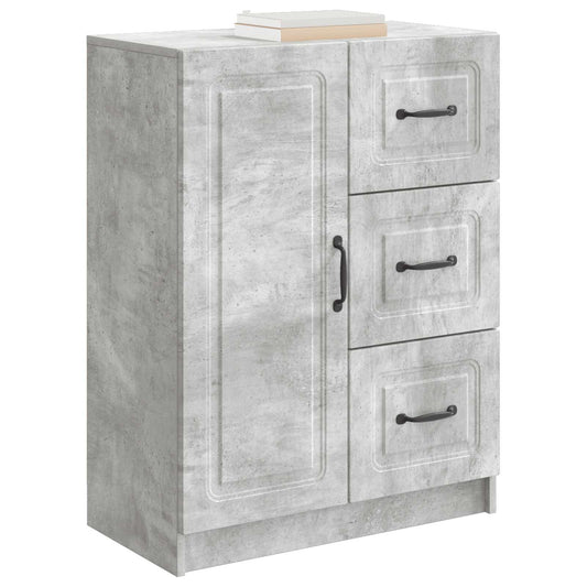 vidaXL Sideboard Concrete Grey 66 x 34.5 x 87 cm Engineered Wood