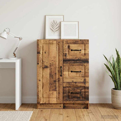 vidaXL Sideboard Old Wood 66 x 34.5 x 87 cm Engineered Wood
