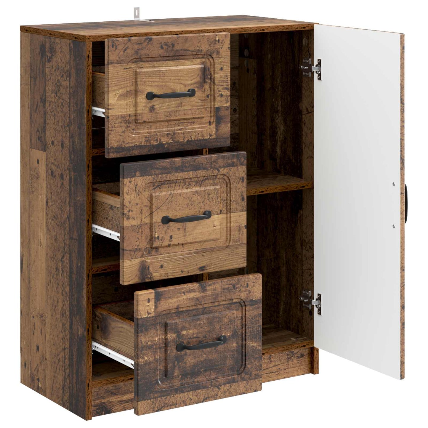 vidaXL Sideboard Old Wood 66 x 34.5 x 87 cm Engineered Wood