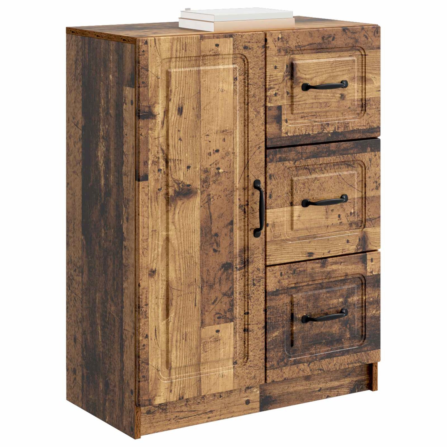 vidaXL Sideboard Old Wood 66 x 34.5 x 87 cm Engineered Wood