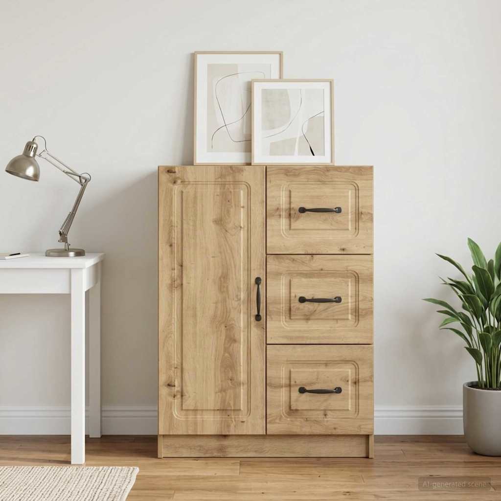 vidaXL Sideboard Artisan Oak 66 x 34.5 x 87 cm Engineered Wood