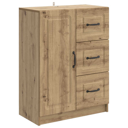 vidaXL Sideboard Artisan Oak 66 x 34.5 x 87 cm Engineered Wood