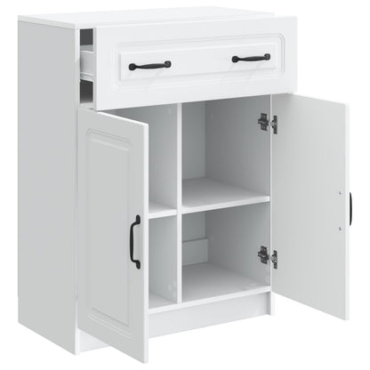 vidaXL Sideboard with Drawer White 66 x 34.5 x 87 cm Engineered Wood