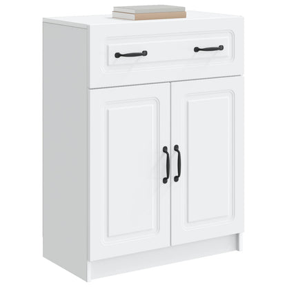 vidaXL Sideboard with Drawer White 66 x 34.5 x 87 cm Engineered Wood