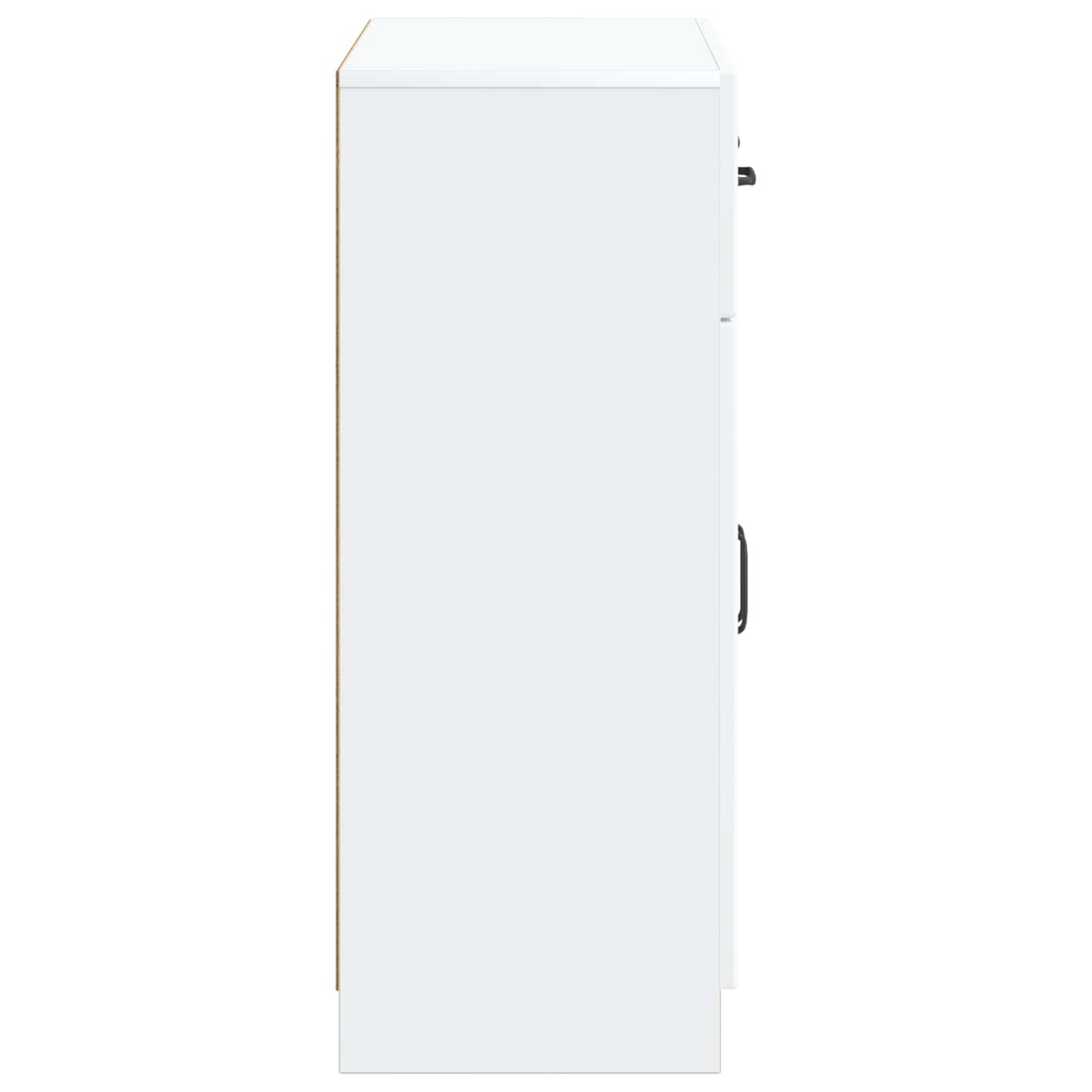 vidaXL Sideboard with Drawer White 66 x 34.5 x 87 cm Engineered Wood