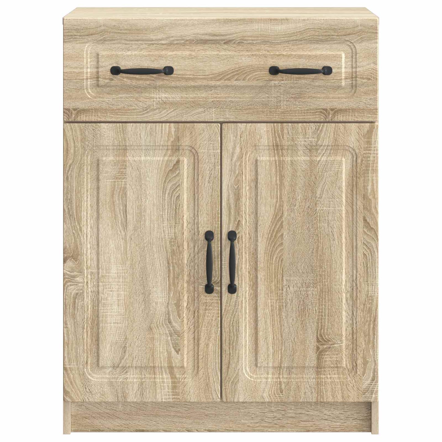 vidaXL Sideboard Sonoma Oak 66 x 34.5 x 87 cm Engineered Wood