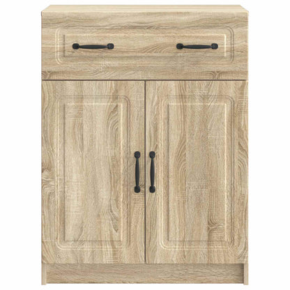 vidaXL Sideboard Sonoma Oak 66 x 34.5 x 87 cm Engineered Wood