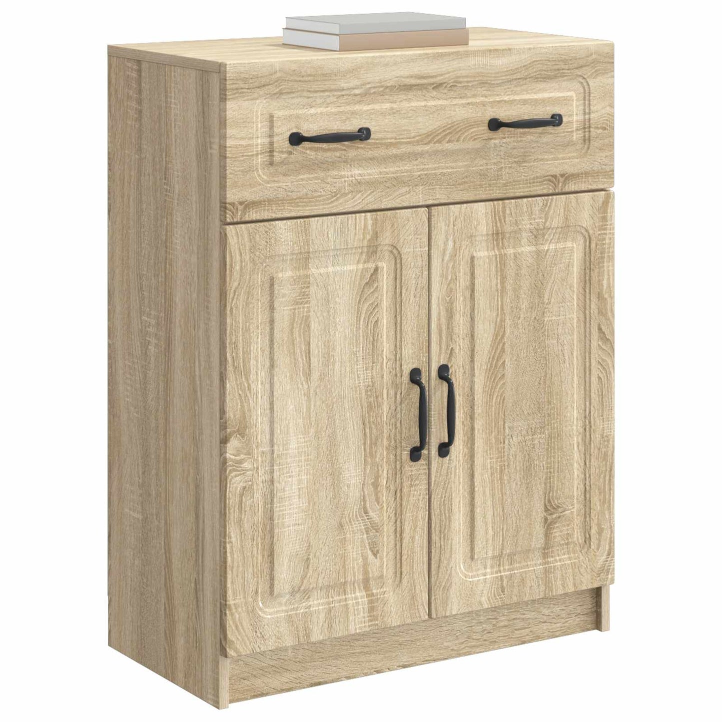 vidaXL Sideboard Sonoma Oak 66 x 34.5 x 87 cm Engineered Wood