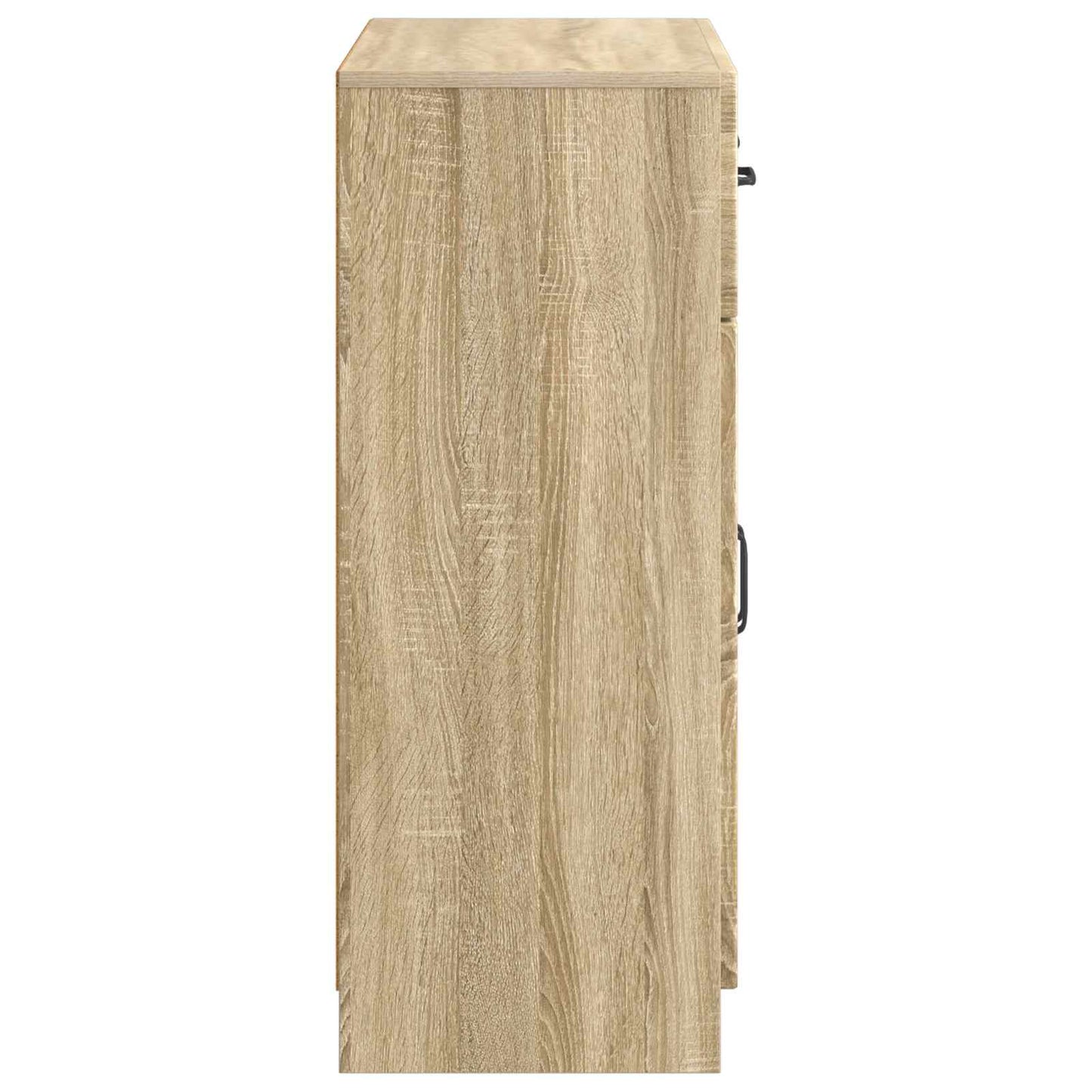 vidaXL Sideboard Sonoma Oak 66 x 34.5 x 87 cm Engineered Wood
