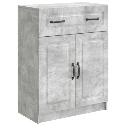 vidaXL Sideboard Concrete Grey 66 x 34.5 x 87 cm Engineered Wood