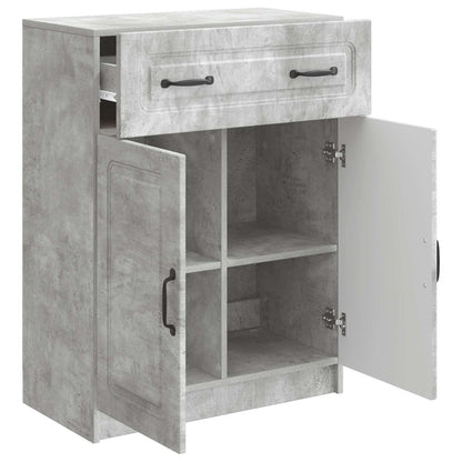 vidaXL Sideboard Concrete Grey 66 x 34.5 x 87 cm Engineered Wood