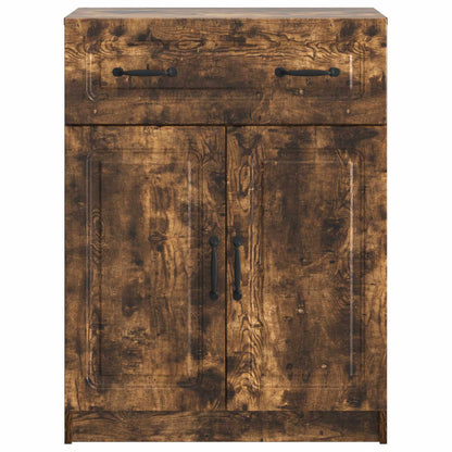 vidaXL Sideboard Smoked Oak 66 x 34.5 x 87 cm Engineered Wood
