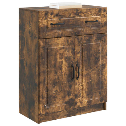 vidaXL Sideboard Smoked Oak 66 x 34.5 x 87 cm Engineered Wood