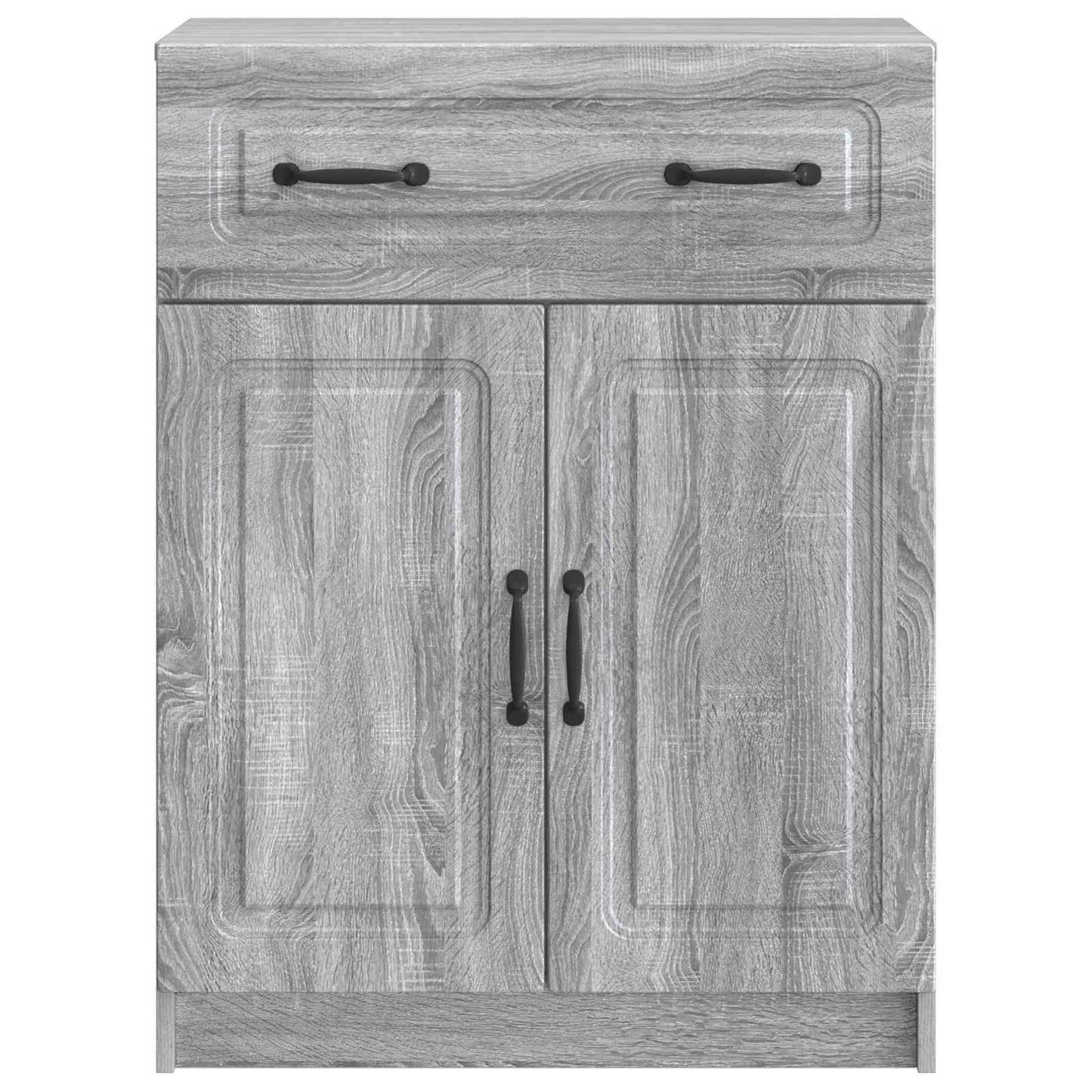 vidaXL Sideboard Grey Sonoma 66 x 34.5 x 87 cm Engineered Wood