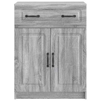 vidaXL Sideboard Grey Sonoma 66 x 34.5 x 87 cm Engineered Wood