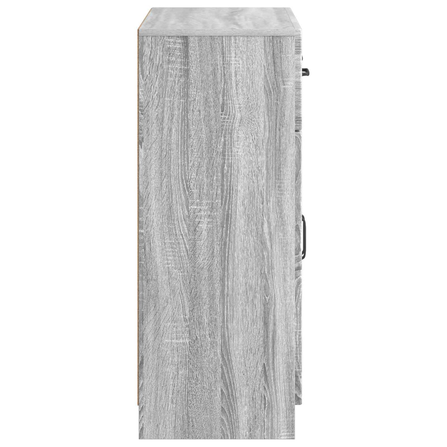 vidaXL Sideboard Grey Sonoma 66 x 34.5 x 87 cm Engineered Wood