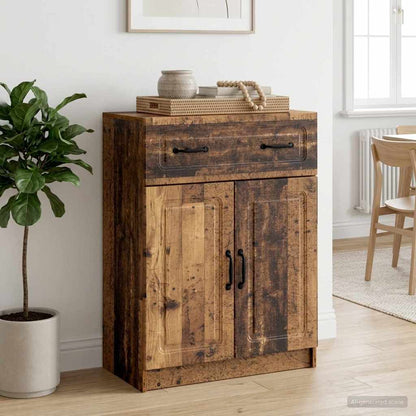 vidaXL Sideboard Old Wood 66 x 34.5 x 87 cm Engineered Wood